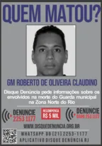 Imagem ilustrativa da imagem Disque-Denúncia pede informações sobre morte de guarda municipal