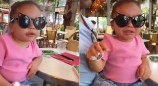 Imagem ilustrativa da imagem Menina de dois anos faz pirraça por tapioca em restaurante de Paris