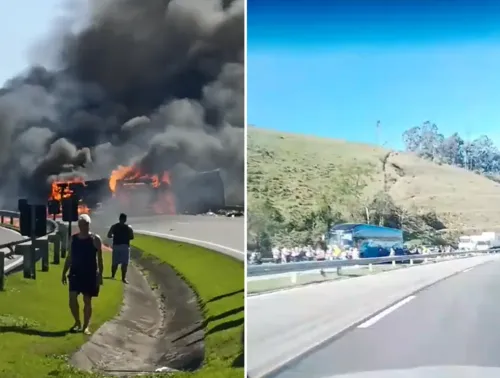 Acidente aconteceu na tarde desta segunda (11)