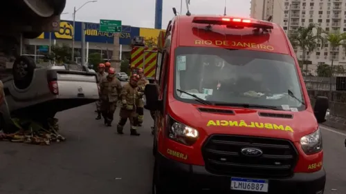 Acidente aconteceu na tarde desta terça-feira (15)