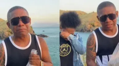 Irmãos do cantor jogaram as cinzas dele no mar de Cabo Frio