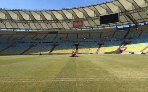 Maracanã está fechado para que o campo passe por melhorias e reparos