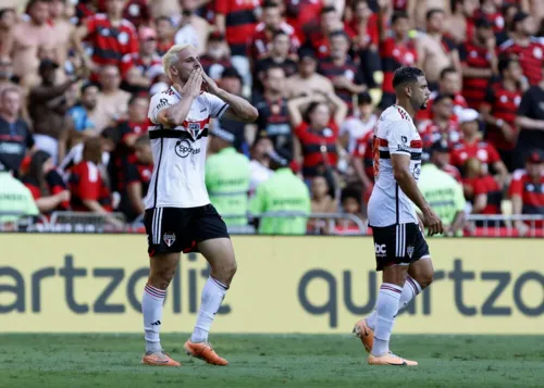 Calleri marcou o gol que deu a vitória ao São Paulo