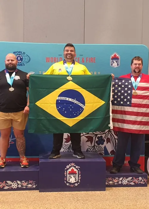 Carlos Alexandre Manhães Serva Emidio trouxe para a Polícia Militar do Estado do Rio de Janeiro mais duas medalhas de ouro