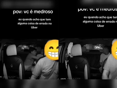 Imagem ilustrativa da imagem Menino pula de carro em movimento ao desconfiar do trajeto; vídeo