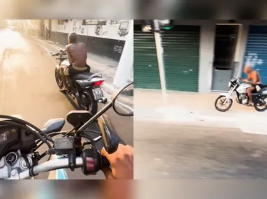 Imagem ilustrativa da imagem Perseguição da PM a motociclista impressiona em Niterói; vídeo