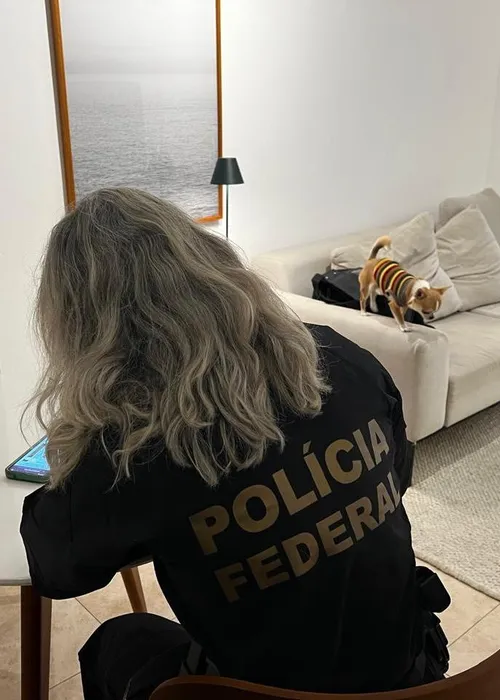 Residência de um dos alvos da operação em São Gonçalo