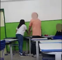 Imagem ilustrativa da imagem Aluna é agredida dentro de sala em escola de Niterói; vídeo