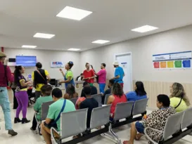 Imagem ilustrativa da imagem Artistas alegram pacientes e funcionários de hospital em Niterói