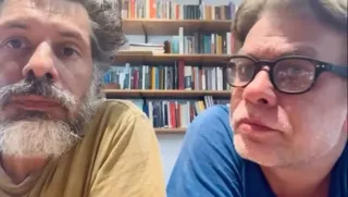 Imagem ilustrativa da imagem Atores comentam sobre briga em postagem juntos; vídeo
