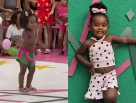 Imagem ilustrativa da imagem Escola mirim da Mangueira anuncia ‘passista baby’ após viral; vídeo