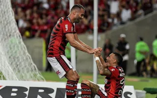 Imagem ilustrativa da imagem Flamengo relaciona Matheuzinho e Thiago Maia contra o Portuguesa