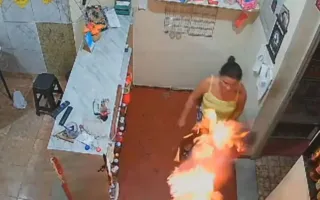 Imagem ilustrativa da imagem Mulher que colocou fogo no marido no Rio vira ré por homicídio