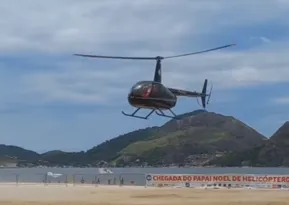 Imagem ilustrativa da imagem Papai Noel vai 'pousar' na Praia de Icaraí neste fim de semana