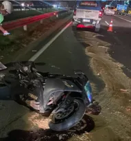 Imagem ilustrativa da imagem Policial militar morre em acidente de moto na Niterói-Manilha