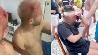 Imagem ilustrativa da imagem Torcedores argentinos são agredidos por tricolores em Copacabana