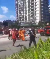 Imagem ilustrativa da imagem Vídeo: criança de 3 anos cai do 3º andar de um prédio na Barra