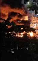 Imagem ilustrativa da imagem Vídeo: incêndio atinge Clínica da Família no Centro do Rio