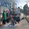 O incêndio começou no início da tarde de sábado (8)
