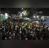 Veículos podem ser vistos no pátio antes do pregão
