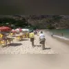 A Praia de Boa Viagem, na Zona Sul da cidade amanheceu cheia neste domingo (22)