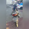 O carro em que as vítimas estavam ficou todo perfurado