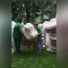 A preparação ainda está em fase de testes e nem toda iluminação está acesa