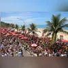 O incêndio começou no início da tarde de sábado (8)