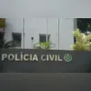 O material aprendido foi levado para a delegacia de Maricá