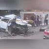 O acidente ocorreu na Estrada da Barra, no Jardim Oceânico, sob a passarela do metrô, no sentido Muzema