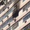 Imagem ilustrativa da imagem Incêndio atinge apartamento da Zona Sul no Rio; vídeo