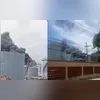 O incêndio começou no início da tarde de sábado (8)