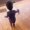 Imagem ilustrativa da imagem Menino pega sapo com a mão e diverte web: 'Peguei, safado'