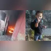 O corpo do menino foi dentro de um saco plástico