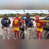 Imagem ilustrativa da imagem Vídeo: homem fantasiado de Chapolin é parado em blitz da PRF
