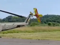 Acrobacia aérea quase termina em tragédia no Rio; vídeo