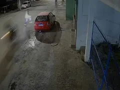 Homem morre atropelado ao sair do trabalho; vídeo forte