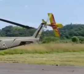Acrobacia aérea quase termina em tragédia no Rio; vídeo