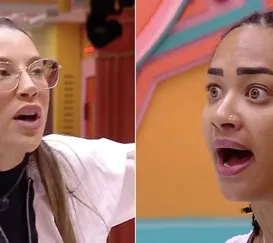 Barraco! Renata acorda casa e bate de frente com Aline; vídeo