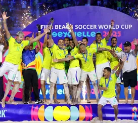 Futebol de areia: Brasil vence e é heptacampeão mundial
