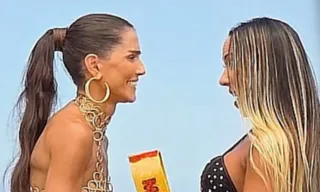 Imagem ilustrativa da imagem Deborah Secco recebe faixa de 'Mulher Melão 2025'; entenda