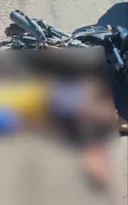Imagem ilustrativa da imagem Dois feridos em acidente grave entre caminhão e moto em SG