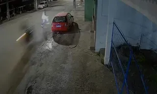 Imagem ilustrativa da imagem Homem morre atropelado ao sair do trabalho; vídeo forte