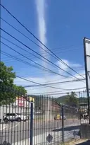 Imagem ilustrativa da imagem Mais um! 'Tornado' é flagrado na Região Oceânica de Niterói; vídeo