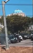 Imagem ilustrativa da imagem Motociclista atira em motorista na Barra da Tijuca; vídeo