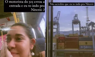 Imagem ilustrativa da imagem Ônibus do Rio erra trajeto e vai parar em Niterói; vídeo