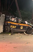Imagem ilustrativa da imagem Tragédia na Av. Brasil: 3 agentes da PRF morrem em acidente