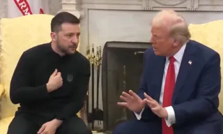 Imagem ilustrativa da imagem Trump e Zelensky batem boca na Casa Branca