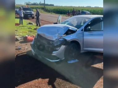 Imagem ilustrativa da imagem Cantor sertanejo sofre traumatismo após acidente de carro