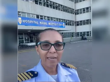 Médica da Marinha Gisele Mendes de Souza e Mello foi baleada dentro do Hospital Naval Marcílio Dias